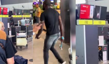 Man goes on rampage at airport, destroys TVs and doors