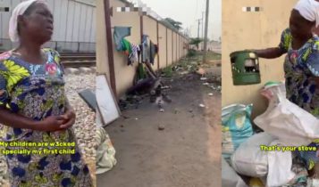 Mother sleeps under bridge as her children abandon her for not sending them to…