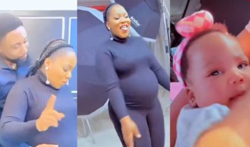 Lady who danced with fake baby bump at Hallelujah Challenge welcomes baby