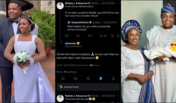 Twitter users welcome first child after playfully suggesting ‘come and marry me’